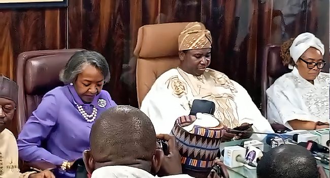 New INEC Chairman Amupitan Assumes Office
