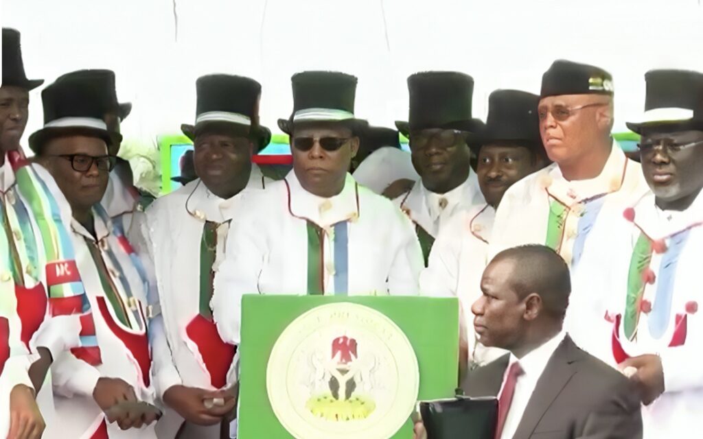 Shettima, Akpabio, Umo Eno, APC Govs in Bayelsa as Diri Joins Ruling Party