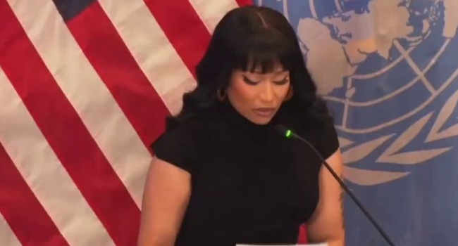 Nicki Minaj Pleads for an End to Religious Violence in Nigeria at the United Nations