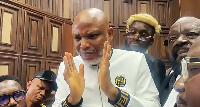 Court Sentences Nnamdi Kanu to Life Imprisonment